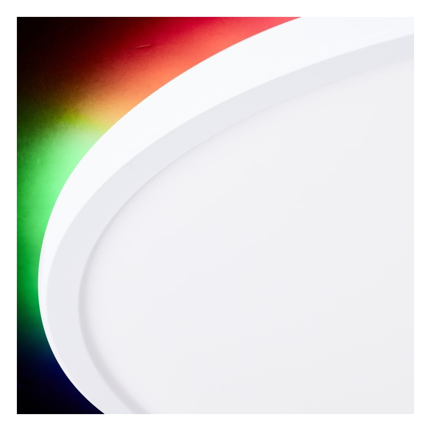 Brilliant - Светодиодный потолочный RGBW-светильник с регулированием яркости SALTERY LED/22W/230V 3000-6500K + дистанционное управление