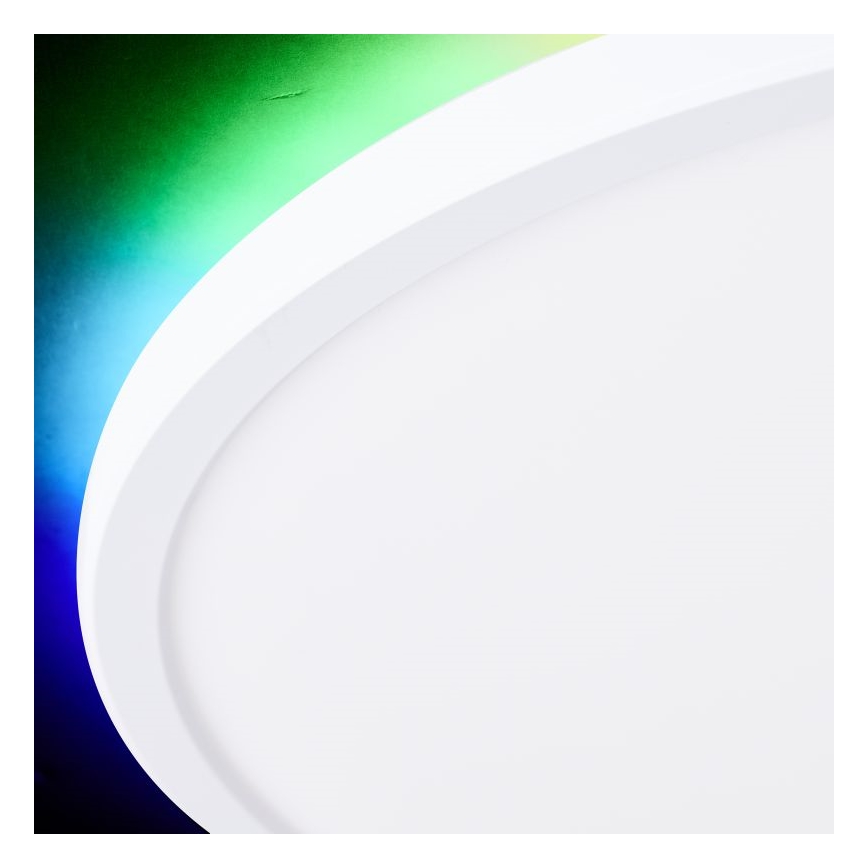 Brilliant - Светодиодный потолочный RGBW-светильник с регулированием яркости SALTERY LED/22W/230V 3000-6500K + дистанционное управление