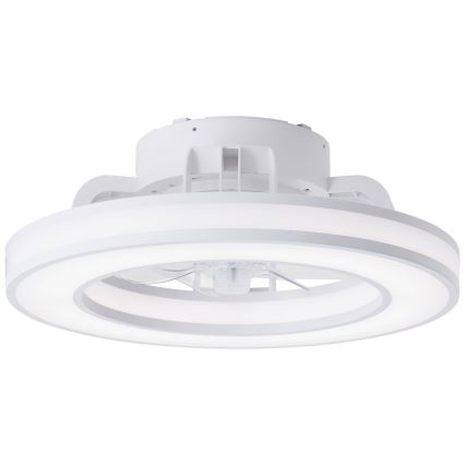 Brilliant - Светодиодный потолочный RGBW-вентилятор с регулированием яркости MONDELLO LED/26W/230V 2700-6500K диаметр 41,5 см белый + дистанционное управление