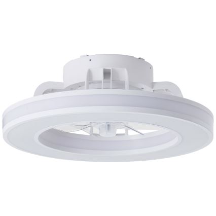 Brilliant - Светодиодный потолочный RGBW-вентилятор с регулированием яркости MONDELLO LED/26W/230V 2700-6500K диаметр 41,5 см белый + дистанционное управление