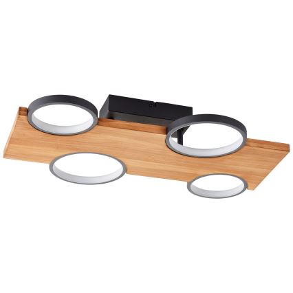 Brilliant - Светодиодный потолочный светильник CHEESY LED/28W/230V сосна