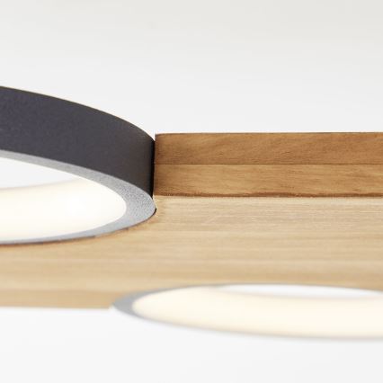 Brilliant - Светодиодный потолочный светильник CHEESY LED/28W/230V сосна