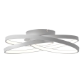 Brilliant - Светодиодный потолочный светильник LABYRINTH LED/40W/230V диаметр 39,5 см серый
