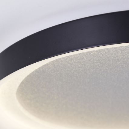 Brilliant - Светодиодный потолочный светильник QUITO LED/24W/230V 3000K диаметр 33 см черный
