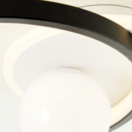 Brilliant - Светодиодный потолочный светильник с регулированием яркости ATLANTA LED/24W/230V черный/белый