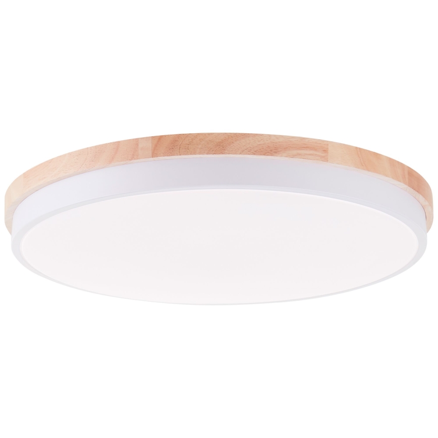 Brilliant - Светодиодный потолочный светильник с регулированием яркости BAARLO LED/36W/230V 3000-6500K диаметр 50 см белый/каучук + дистанционное управление