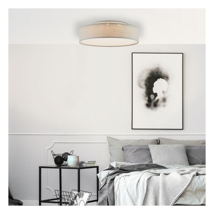 Brilliant - Светодиодный потолочный светильник с регулированием яркости BASKA LED/12W/230V диаметр 38 см 3000K