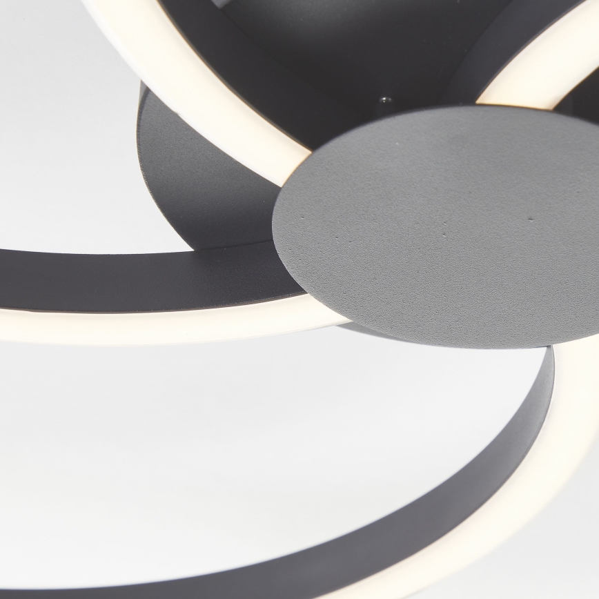 Brilliant - Светодиодный потолочный светильник с регулированием яркости FICO LED/32W/230V диаметр 57 см черный
