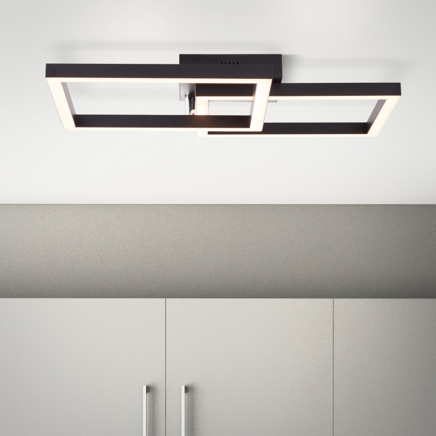 Brilliant - Светодиодный потолочный светильник с регулированием яркости KJORN LED/32W/230V 3000K черный