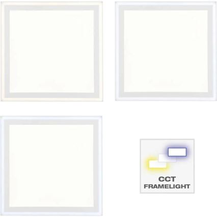 Brilliant - Светодиодный потолочный светильник с регулированием яркости LAURICE LED/24W/230V 2700-6500K + дистанционное управление