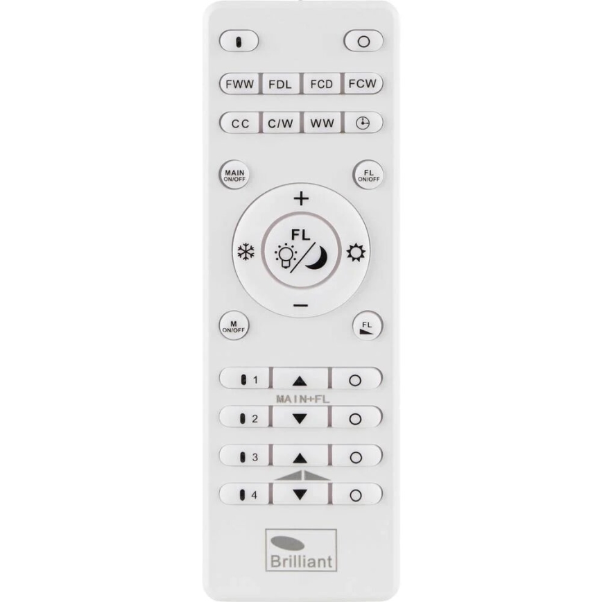 Brilliant - Светодиодный потолочный светильник с регулированием яркости LAURICE LED/24W/230V 2700-6500K + дистанционное управление