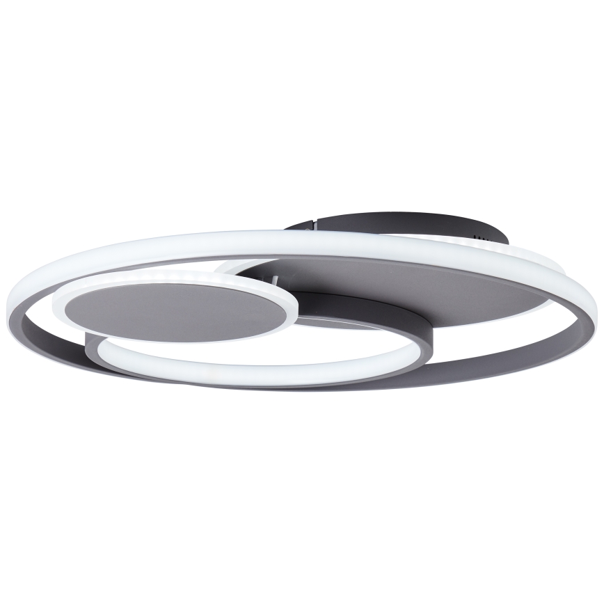 Brilliant - Светодиодный потолочный светильник с регулированием яркости RUNDA LED/50W/230V 3000-6500K черный + дистанционное управление