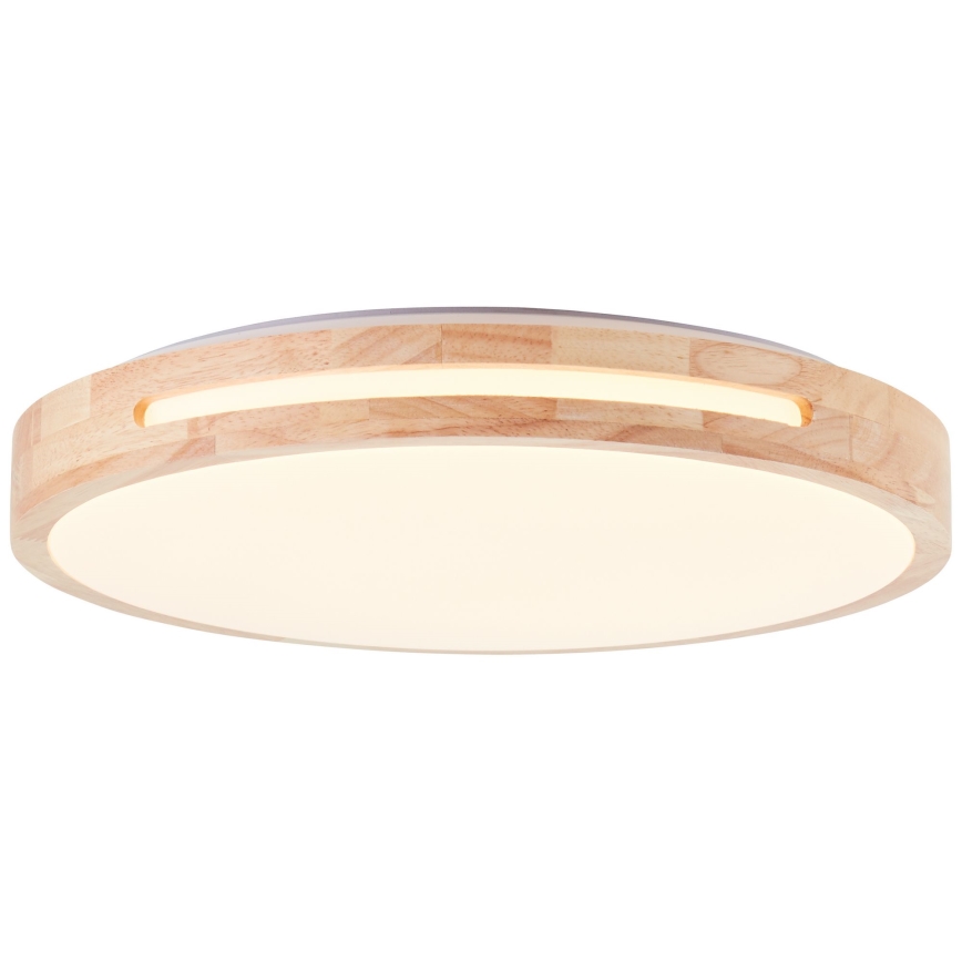 Brilliant - Светодиодный потолочный светильник с регулированием яркости WOODBURY LED/24W/230V диаметр 39 см каучук - сертифицировано FSC