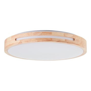 Brilliant - Светодиодный потолочный светильник с регулированием яркости WOODBURY LED/24W/230V диаметр 39 см каучук - сертифицировано FSC