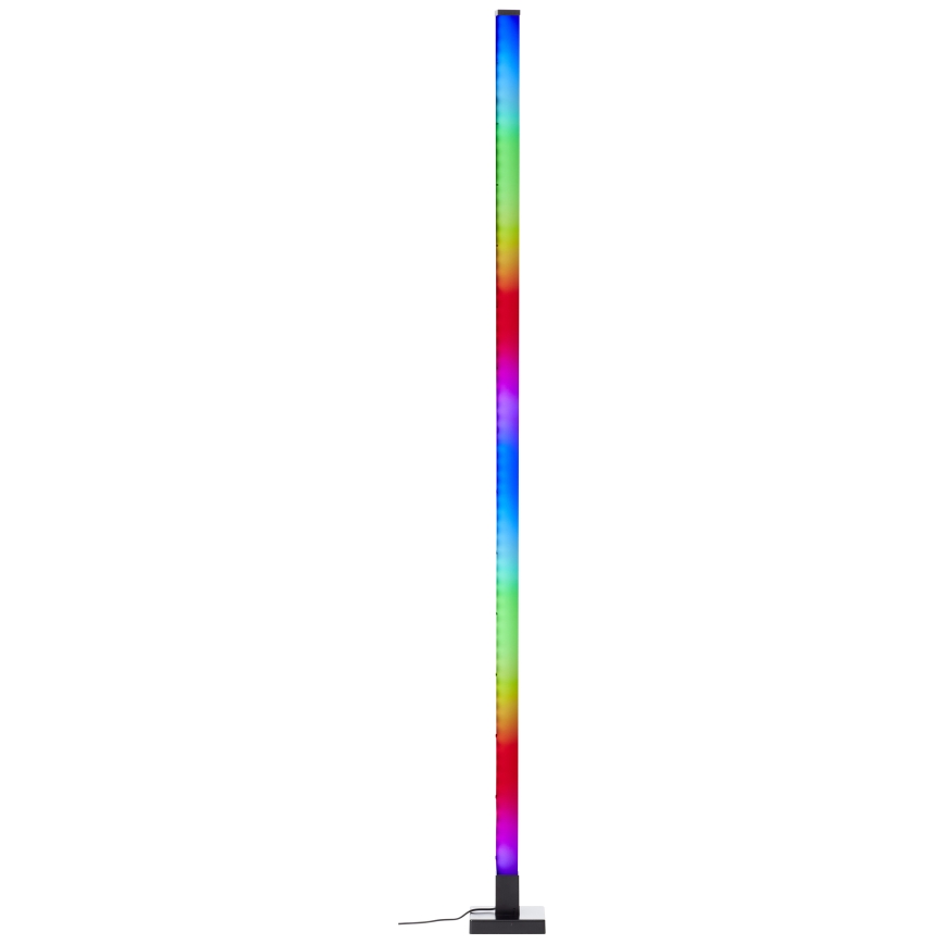 Brilliant - Светодиодный RGBW-торшер с регулированием яркости NEELE LED/6,5W/230V черный + дистанционное управление