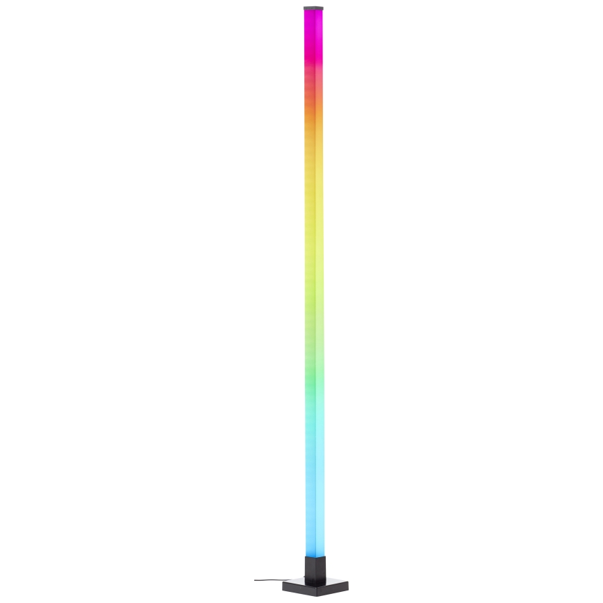 Brilliant - Светодиодный RGBW-торшер с регулированием яркости NEELE LED/6,5W/230V черный + дистанционное управление