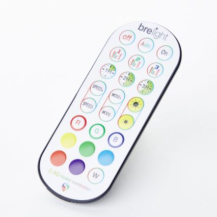 Brilliant - Светодиодный RGBW-торшер с регулированием яркости NEELE LED/6,5W/230V черный + дистанционное управление