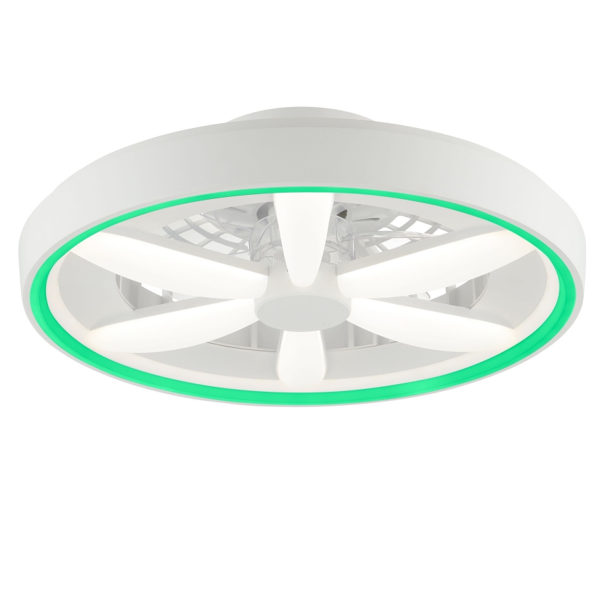 Brilliant - Светодиодный RGBW потолочный вентилятор с диммером и светом GAIANO LED/48W/230V 2700-6500K белый + дистанционное управление