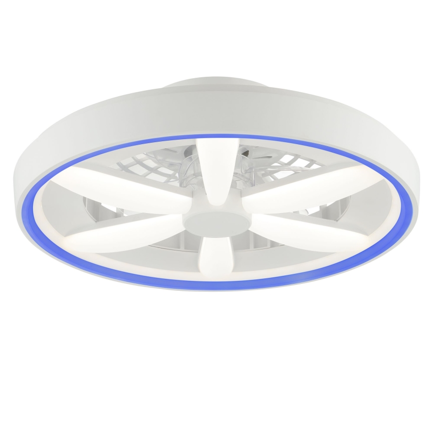 Brilliant - Светодиодный RGBW потолочный вентилятор с диммером и светом GAIANO LED/48W/230V 2700-6500K белый + дистанционное управление