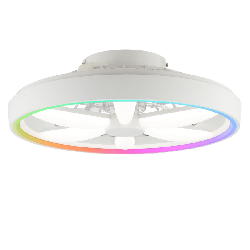 Brilliant - Светодиодный RGBW потолочный вентилятор с диммером и светом GAIANO LED/48W/230V 2700-6500K белый + дистанционное управление