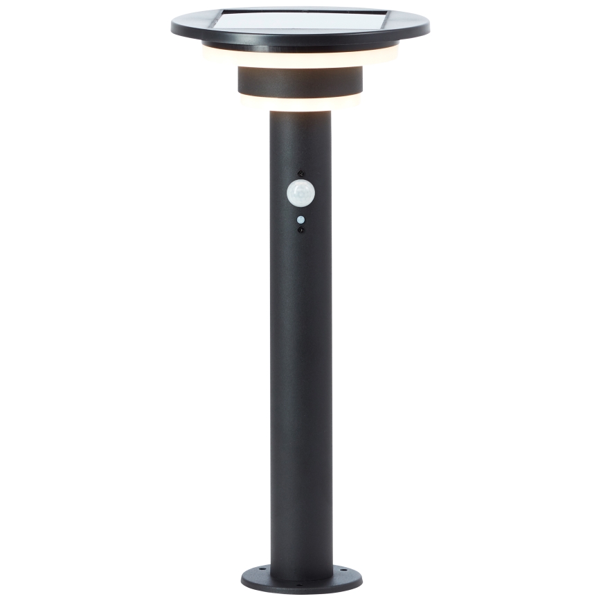 Brilliant - Светодиодный светильник на солнечной батарее с датчиком GARVINA LED/3W/3,7V 45 см IP44 черный