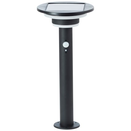 Brilliant - Светодиодный светильник на солнечной батарее с датчиком GARVINA LED/3W/3,7V 45 см IP44 черный