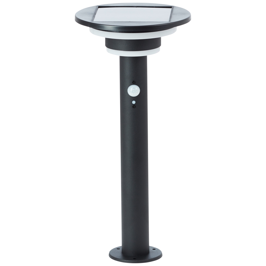 Brilliant - Светодиодный светильник на солнечной батарее с датчиком GARVINA LED/3W/3,7V 45 см IP44 черный