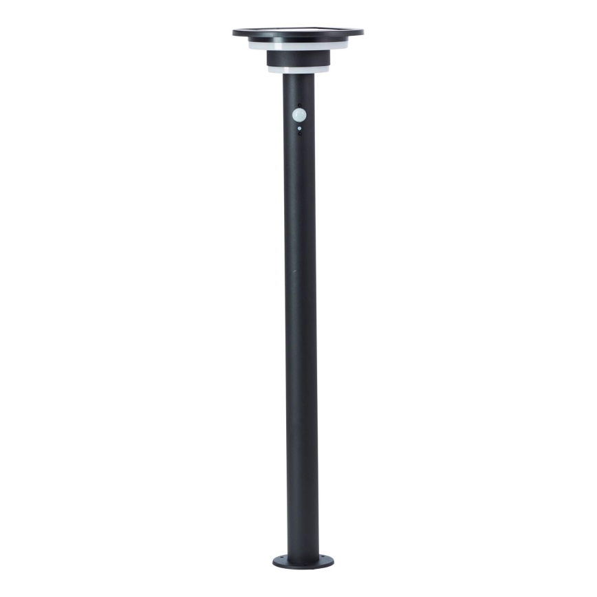 Brilliant - Светодиодный светильник на солнечной батарее с датчиком GARVINA LED/3W/3,7V 85 см IP44 черный