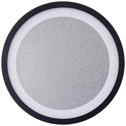 Brilliant - Светодиодный потолочный светильник с регулированием яркости MOSAKO LED/20W/230V 2700K диаметр 29,5 см черный