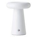 Brilliant - Світлодіодна димована сенсорна зовнішня настільна лампа MUFFIN LED/3W/5V USB 2600 mAh IP44 біла