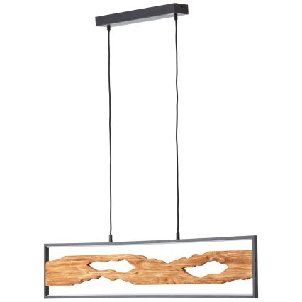 Brilliant - Світлодіодна підвісна люстра CHAUMONT LED/20W/230V сосна - FSC сертифіковано