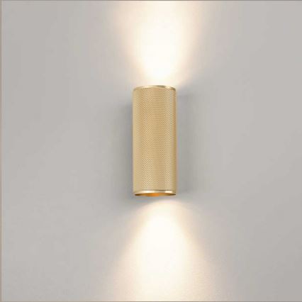 Brilliant - Світлодіодний настінний світильник MARTY 2xGU10/5W/230V золотий