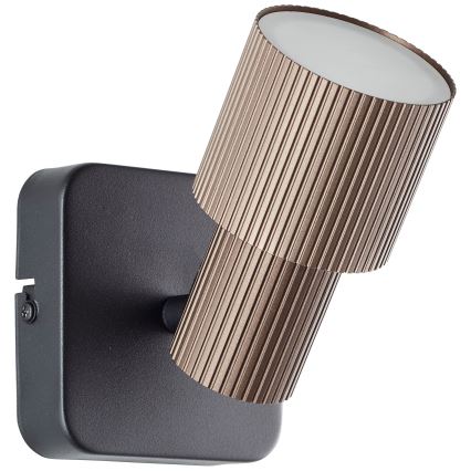 Brilliant - Світлодіодний настінний точковий світильник CADIZ 1xGU10/5W/230V бронзовий