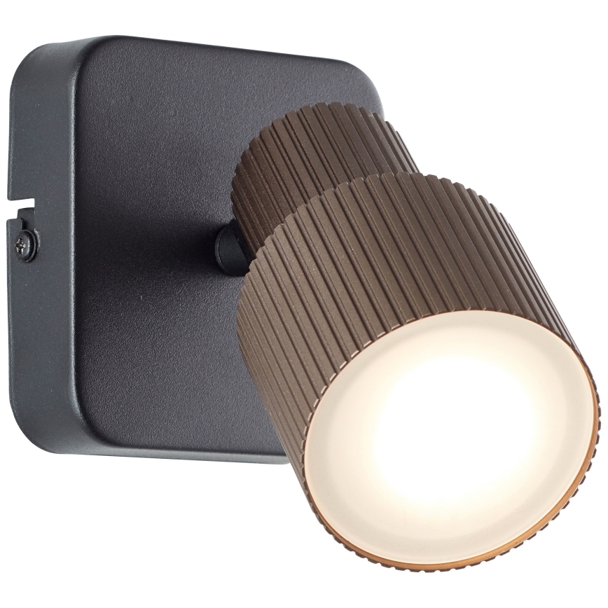 Brilliant - Світлодіодний настінний точковий світильник CADIZ 1xGU10/5W/230V бронзовий