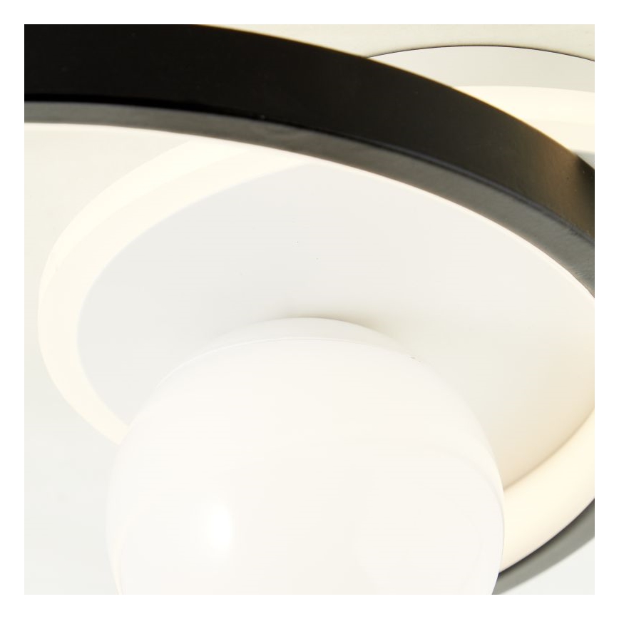 Brilliant - Світлодіодний стельовий світильник з регулюванням яскравості ATLANTA LED/24W/230V чорний/білий