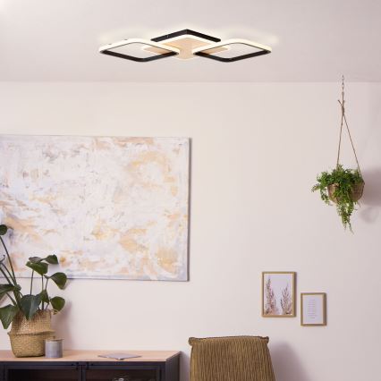 Brilliant - Світлодіодний стельовий світильник з регулюванням яскравості DENNET LED/40W/230V 3000K 62x62 см