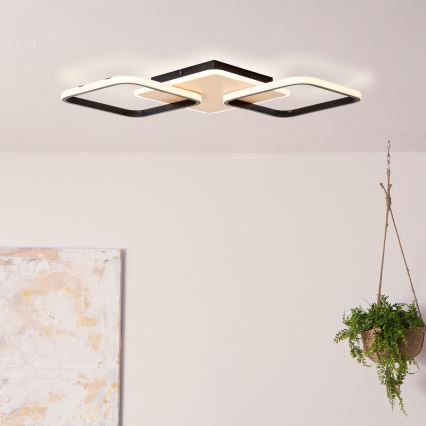 Brilliant - Світлодіодний стельовий світильник з регулюванням яскравості DENNET LED/40W/230V 3000K 62x62 см