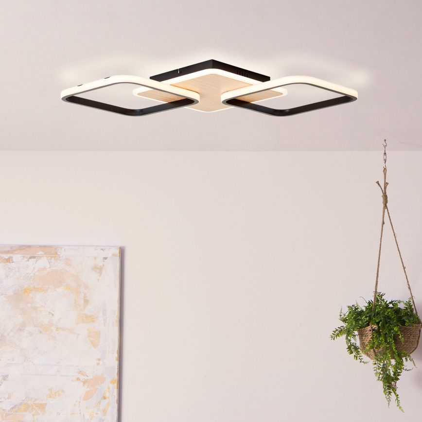 Brilliant - Світлодіодний стельовий світильник з регулюванням яскравості DENNET LED/40W/230V 3000K 62x62 см