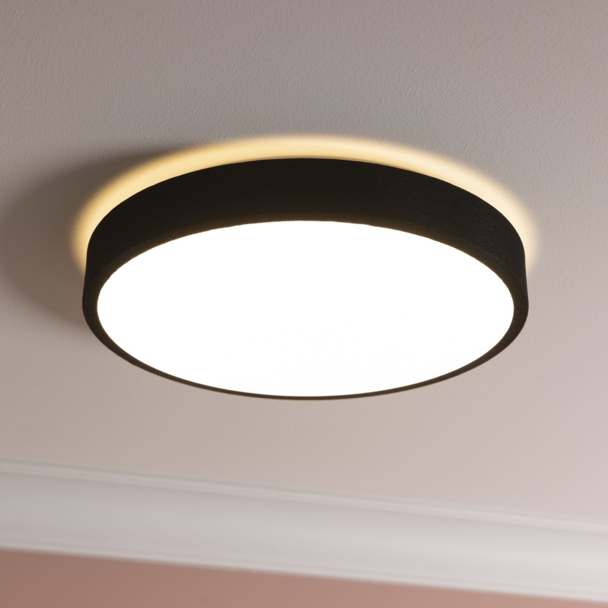 Brilliant - Світлодіодний стельовий світильник з регулюванням яскравості FILIZ LED/24W/230V діаметр 38,5 см чорний