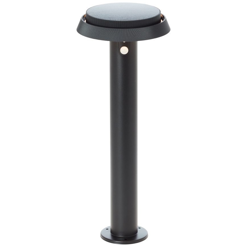 Brilliant - Світлодіодний світильник на сонячній батареї з датчиком ALVERO LED/4W/3,7V 50 см IP44 чорний