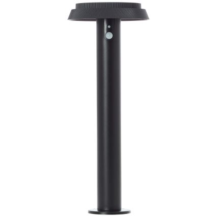 Brilliant - Світлодіодний світильник на сонячній батареї з датчиком ALVERO LED/4W/3,7V 50 см IP44 чорний