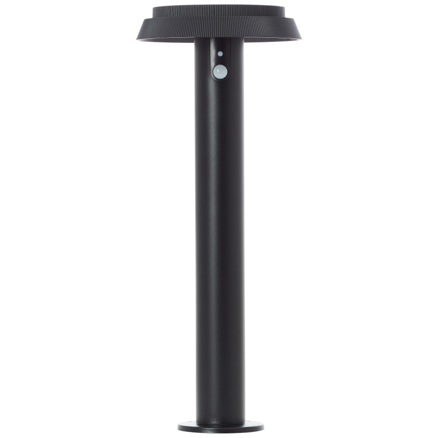 Brilliant - Світлодіодний світильник на сонячній батареї з датчиком ALVERO LED/4W/3,7V 50 см IP44 чорний