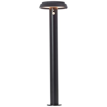 Brilliant - Світлодіодний світильник на сонячній батареї з датчиком ALVERO LED/4W/3,7V 70 см IP44 чорний