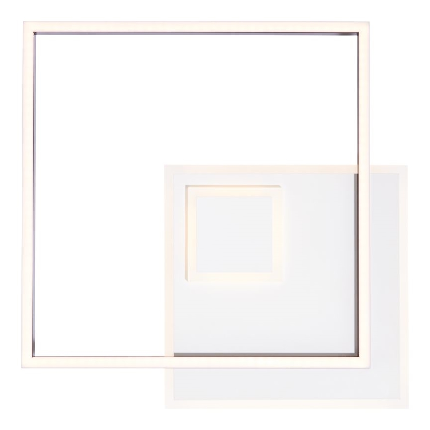 Brilliant - Світлодіодний стельовий світильник з регулюванням яскравості IORGO LED/40W/230V 3000K 43,5x43,5 см білий/чорний