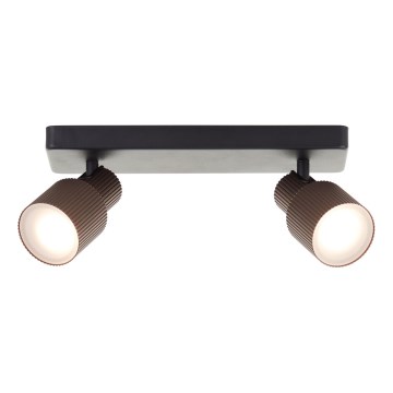 Brilliant - Світлодіодний точковий світильник CADIZ 2xGU10/5W/230V бронзовий