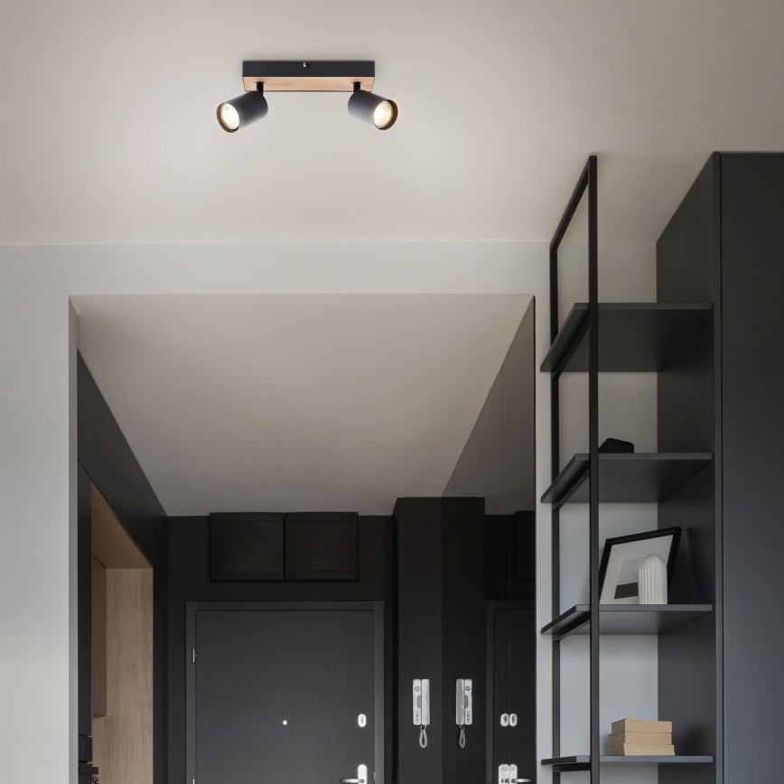 Brilliant - Світлодіодний точковий світильник JELLO 2xGU10/4,5W/230V сосна