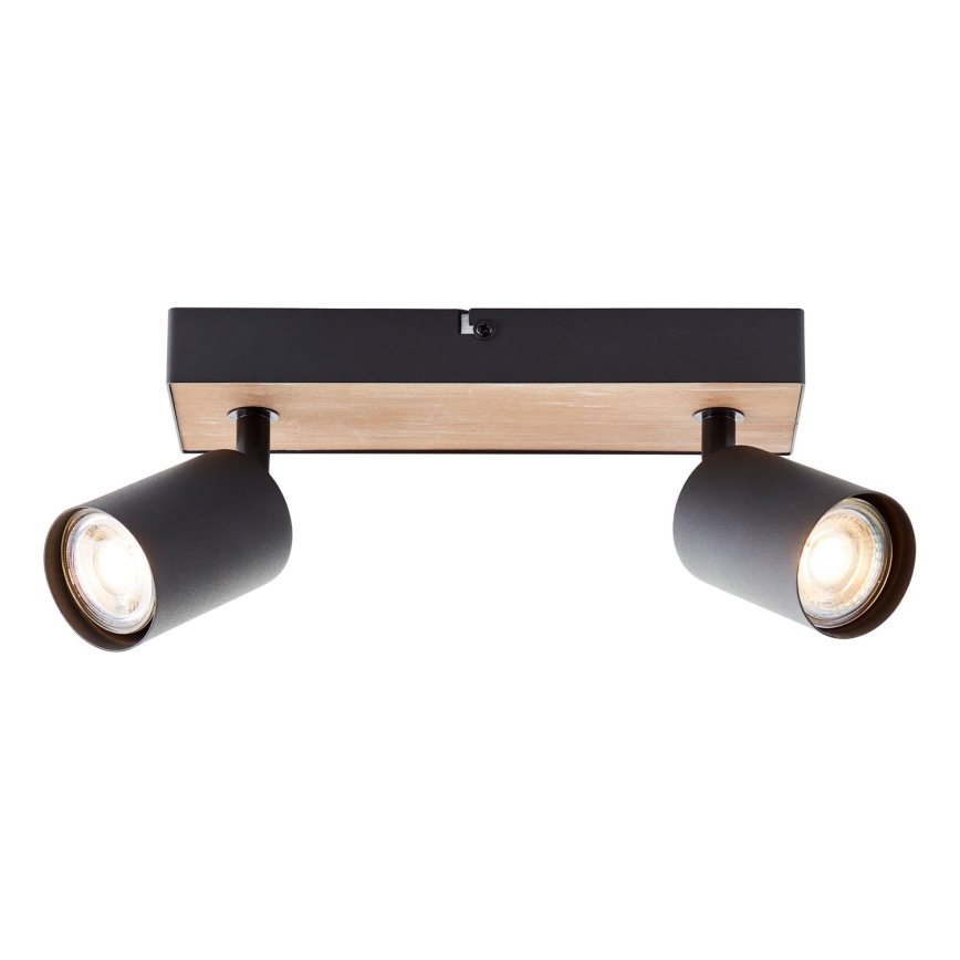 Brilliant - Світлодіодний точковий світильник JELLO 2xGU10/4,5W/230V сосна