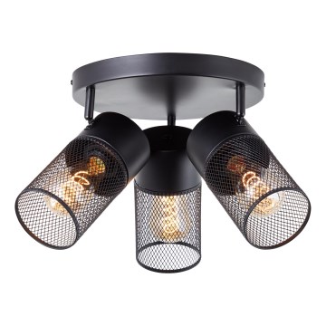 Brilliant - Точечный светильник KAMOLO 3xE27/40W/230V черный
