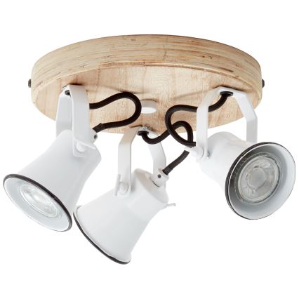 Brilliant - Точечный светильник SEED 3xGU10/5W/230V белый/бежевый