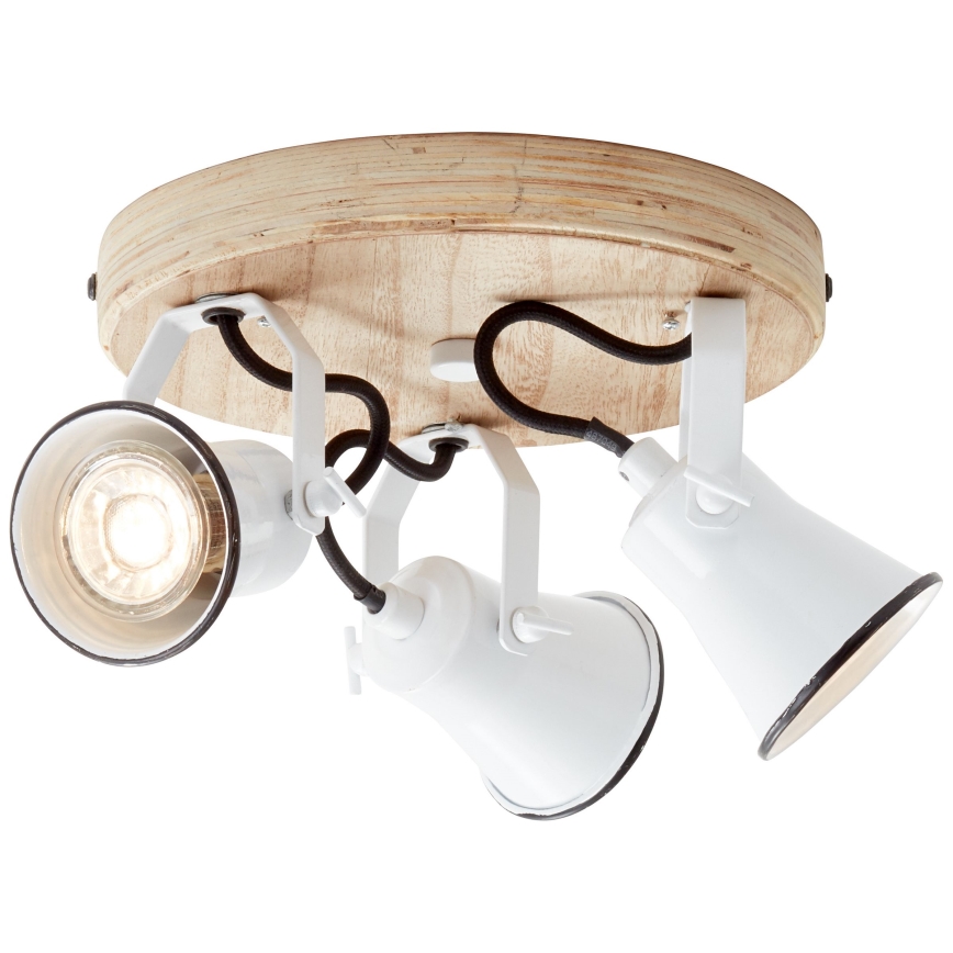 Brilliant - Точечный светильник SEED 3xGU10/5W/230V белый/бежевый